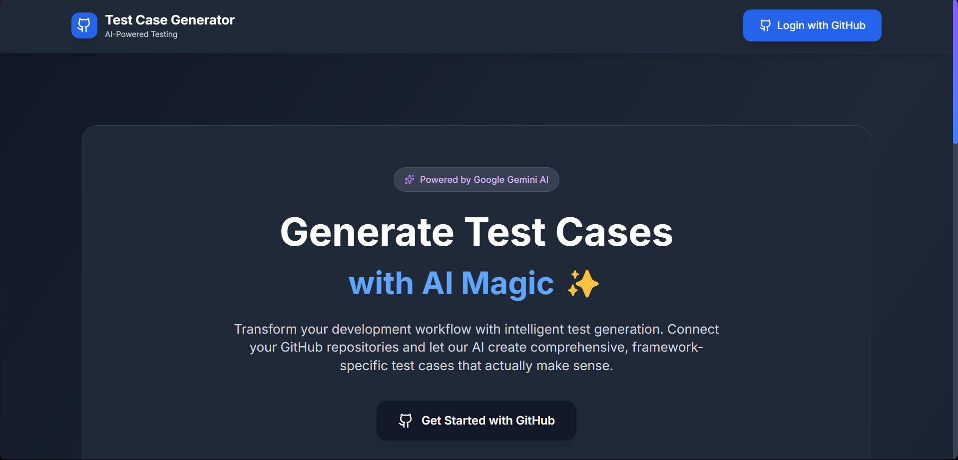 AI Test Case Generator